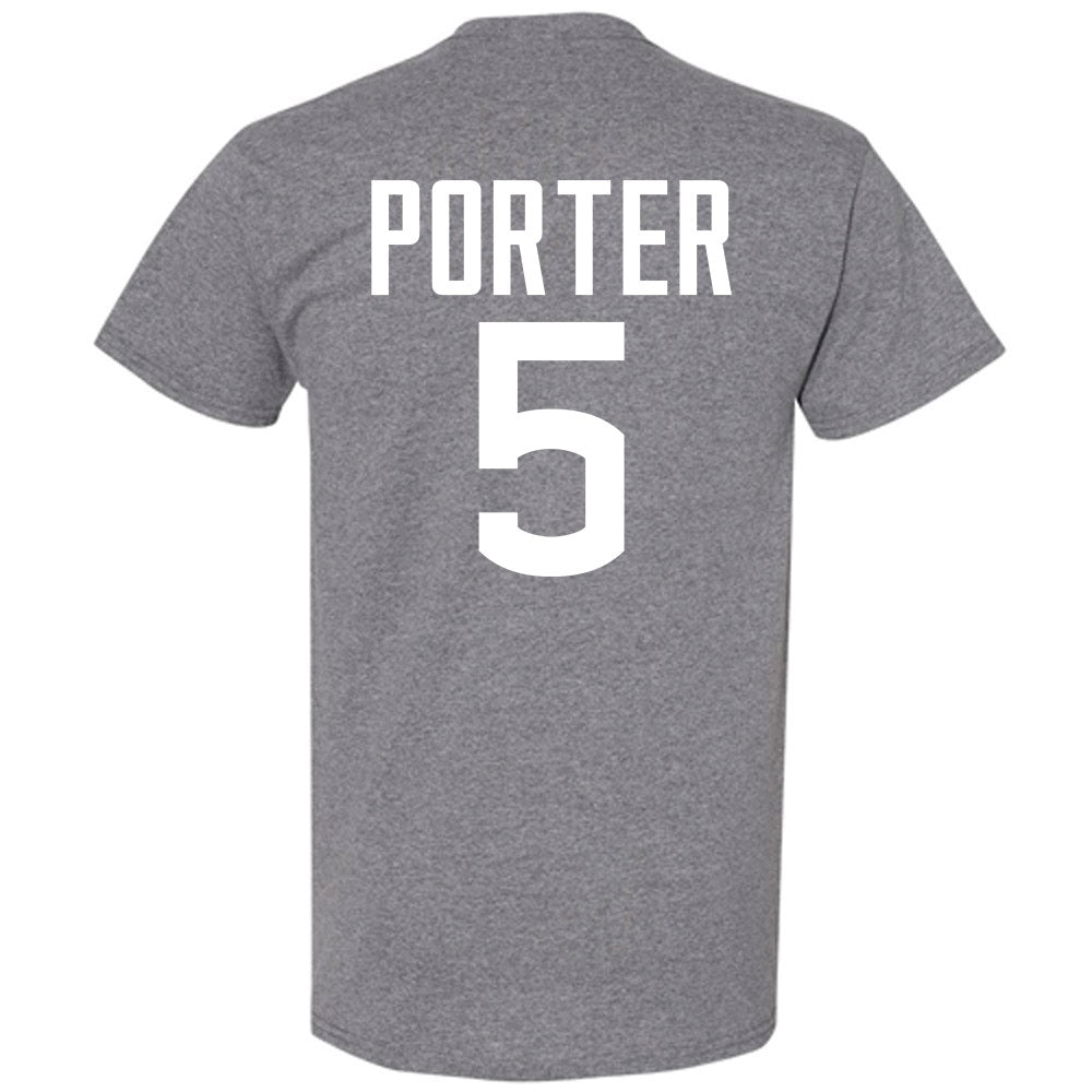 UConn - NCAA Football : Shamar Porter - Sports Shersey T-Shirt-1
