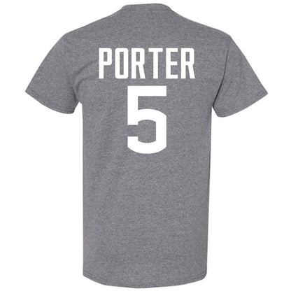 UConn - NCAA Football : Shamar Porter - Sports Shersey T-Shirt-1