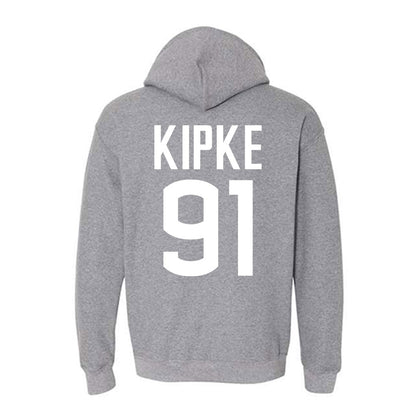 UConn - NCAA Football : Mateo Kipke - Sports Shersey Hooded Sweatshirt-1
