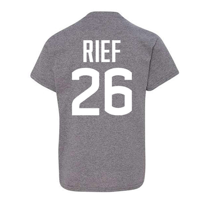 UConn - NCAA Football : Soren Rief - Sports Shersey Youth T-Shirt-1