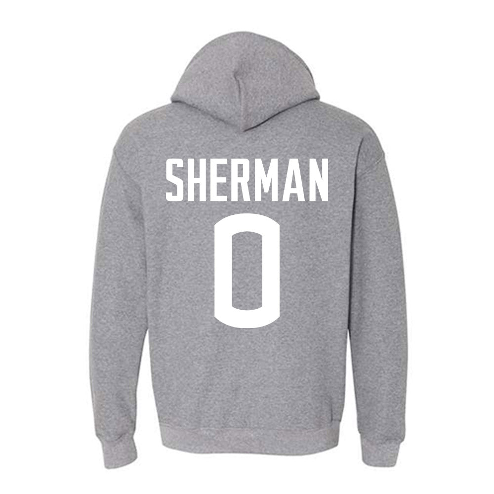 UConn - NCAA Football : Kvon Sherman - Sports Shersey Hooded Sweatshirt-1