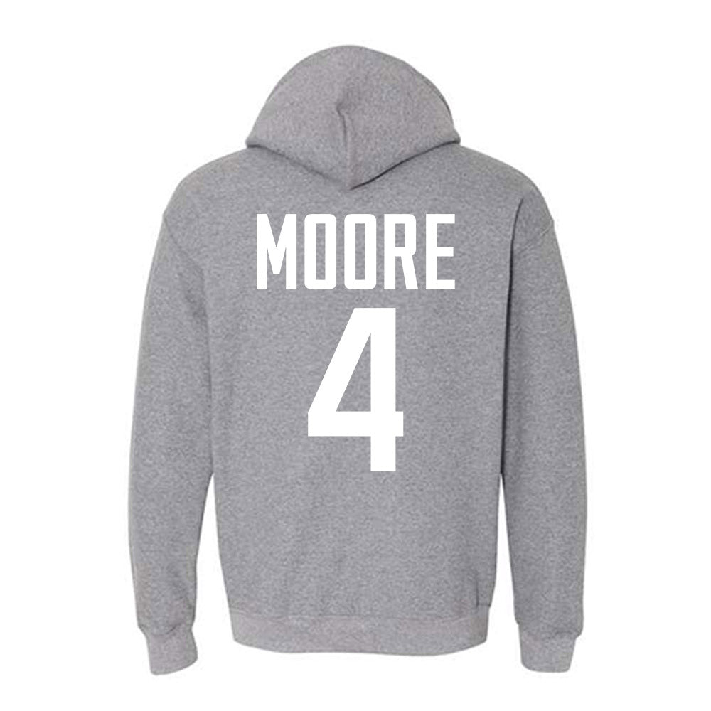 UConn - NCAA Football : Braedyn Moore - Sports Shersey Hooded Sweatshirt-1
