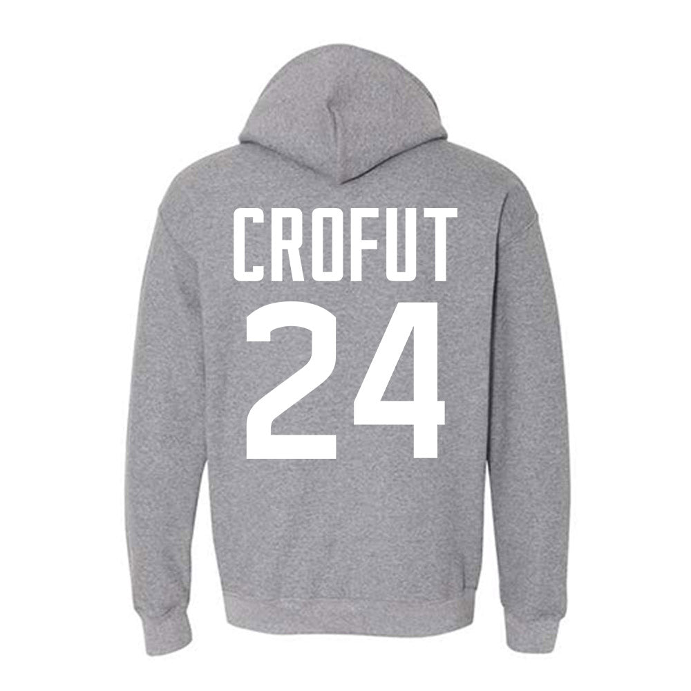 UConn - NCAA Football : Tashi Crofut - Sports Shersey Hooded Sweatshirt-1