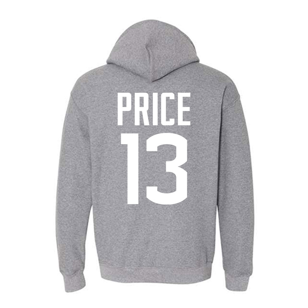 UConn - NCAA Football : Jayden Price - Sports Shersey Hooded Sweatshirt-1