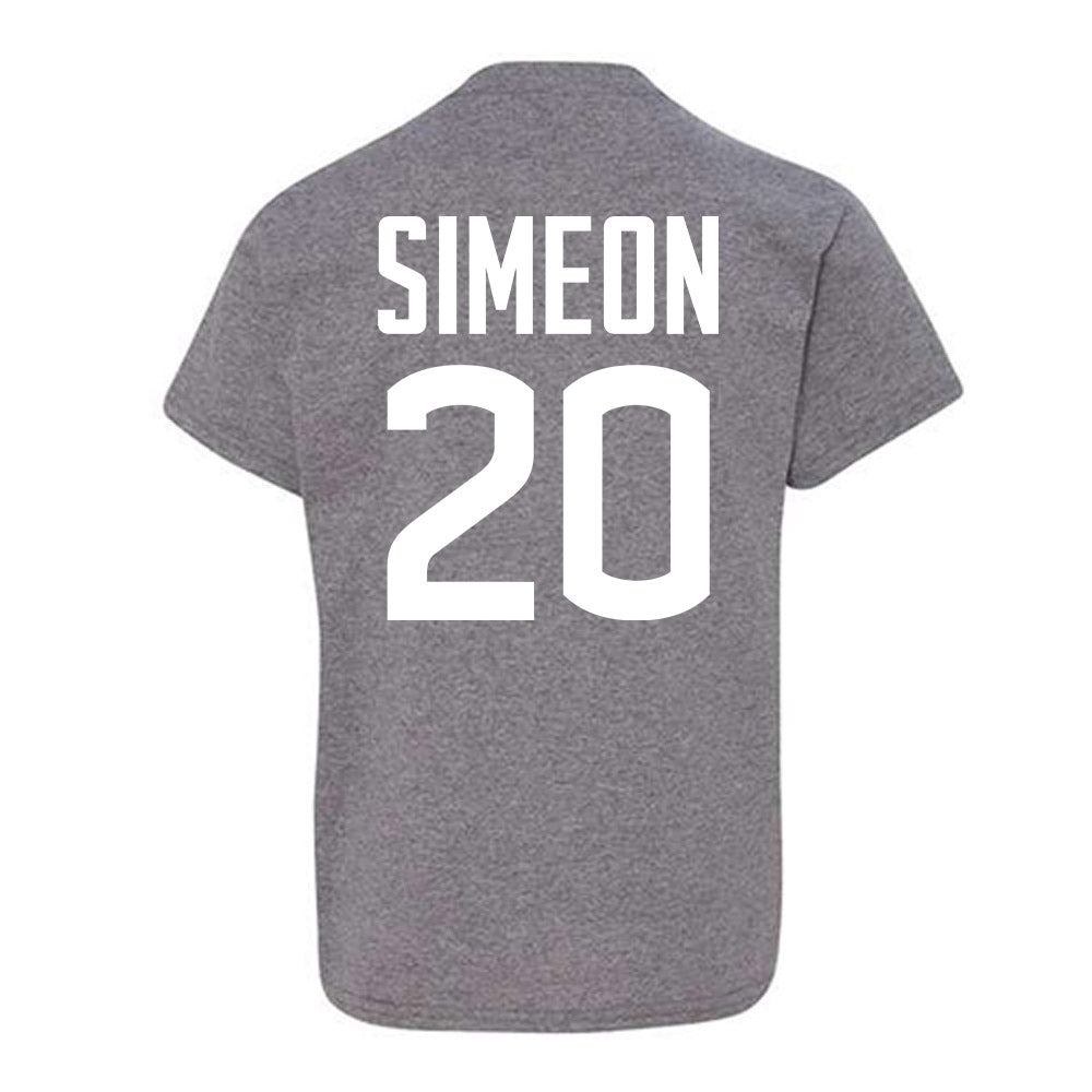 UConn - NCAA Football : Shawn Simeon - Sports Shersey Youth T-Shirt-1