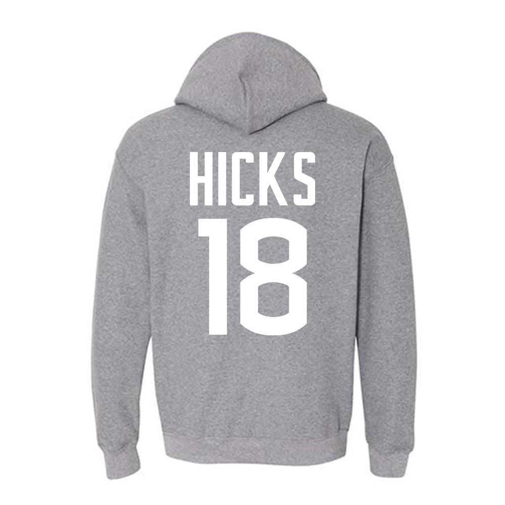 UConn - NCAA Football : Kylish Hicks - Sports Shersey Hooded Sweatshirt-1