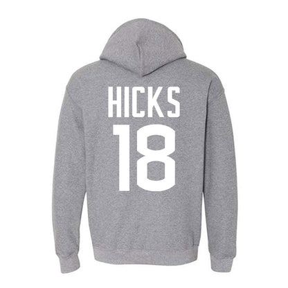 UConn - NCAA Football : Kylish Hicks - Sports Shersey Hooded Sweatshirt-1