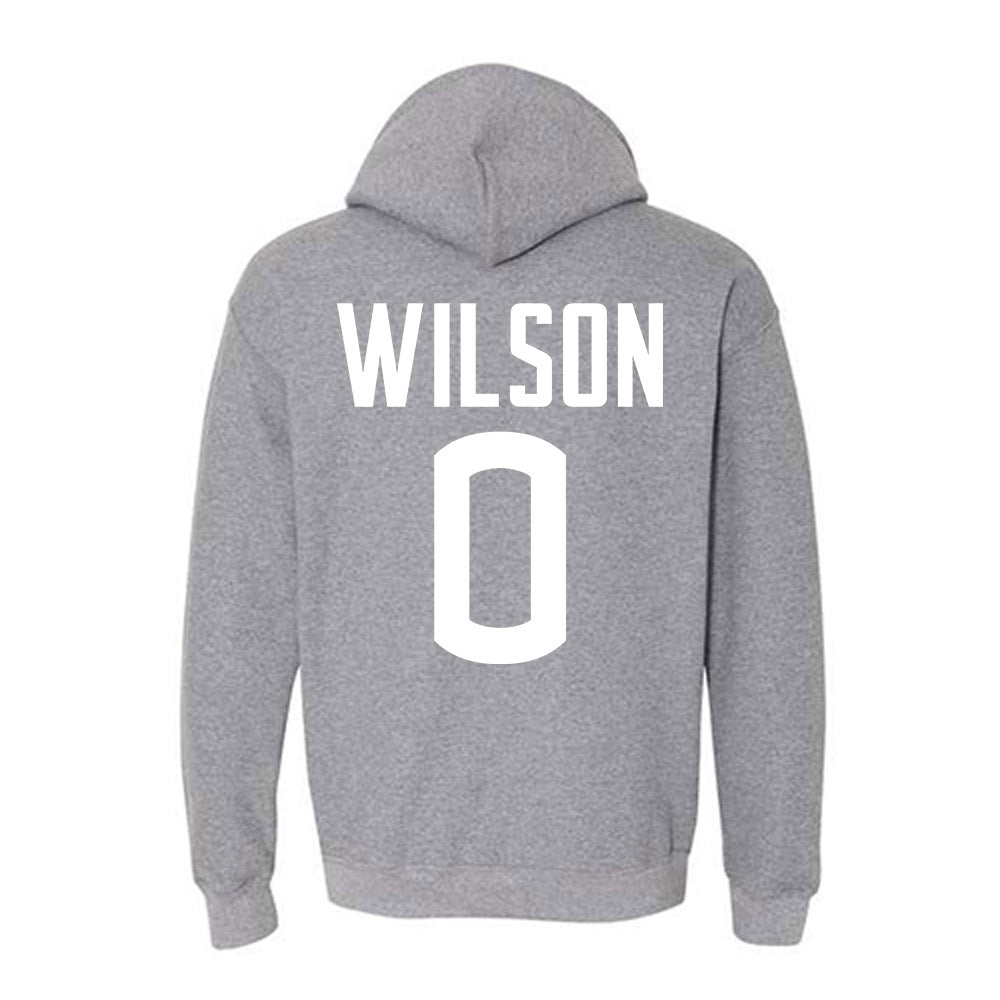 UConn - NCAA Football : Flash Wilson - Sports Shersey Hooded Sweatshirt-1