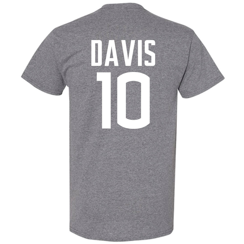 UConn - NCAA Football : Jayden Davis - Sports Shersey T-Shirt-1