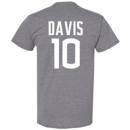 UConn - NCAA Football : Jayden Davis - Sports Shersey T-Shirt-1