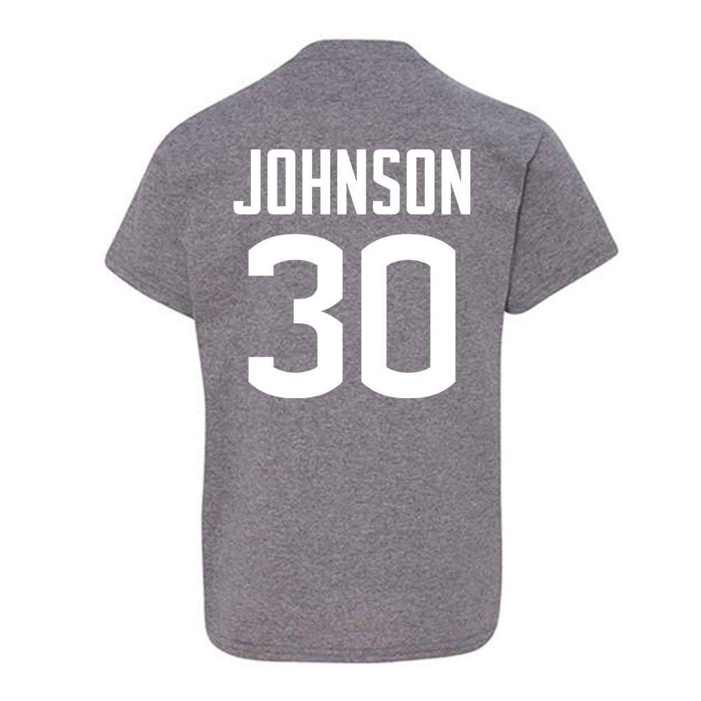 UConn - NCAA Football : Charles Johnson - Sports Shersey Youth T-Shirt-1