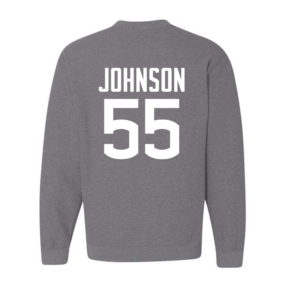 UConn - NCAA Football : Fred Johnson - Sports Shersey Crewneck Sweatshirt-1