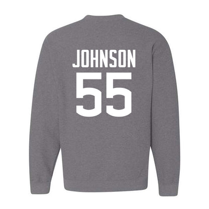 UConn - NCAA Football : Fred Johnson - Sports Shersey Crewneck Sweatshirt-1