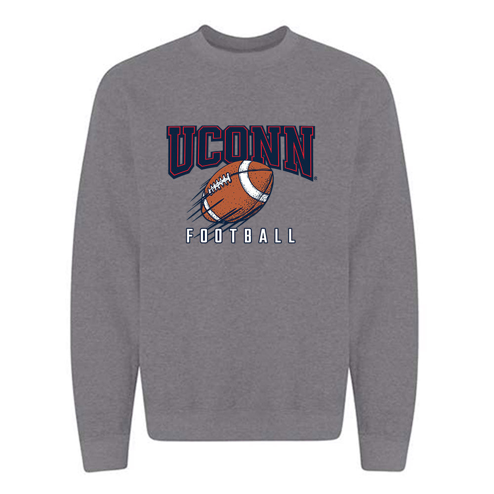 UConn - NCAA Football : Mike Baker - Sports Shersey Crewneck Sweatshirt-0