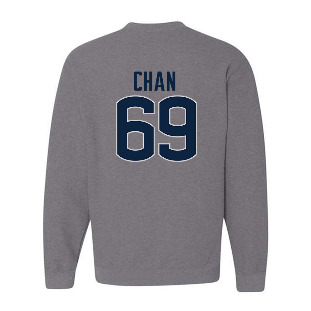 UConn - NCAA Football : Ty Chan - Sports Shersey Crewneck Sweatshirt-1