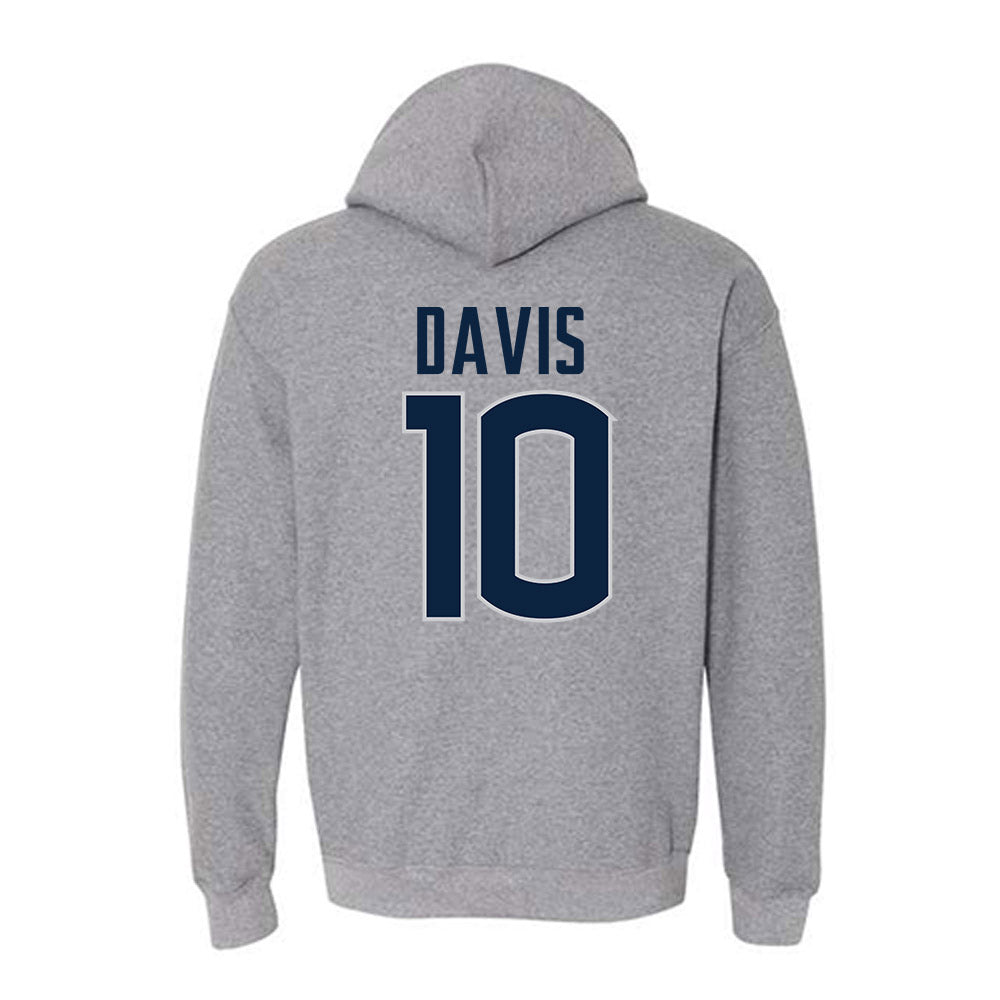 UConn - NCAA Football : Jayden Davis - Sports Shersey Hooded Sweatshirt-1