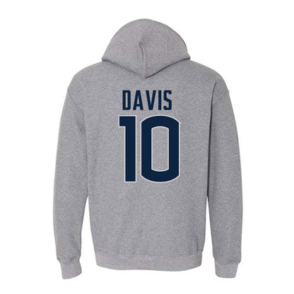UConn - NCAA Football : Jayden Davis - Sports Shersey Hooded Sweatshirt-1