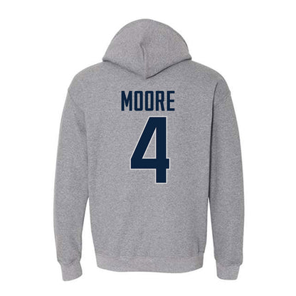UConn - NCAA Football : Braedyn Moore - Sports Shersey Hooded Sweatshirt-1
