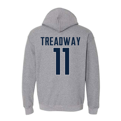 UConn - NCAA Football : Ryder Treadway - Sports Shersey Hooded Sweatshirt-1
