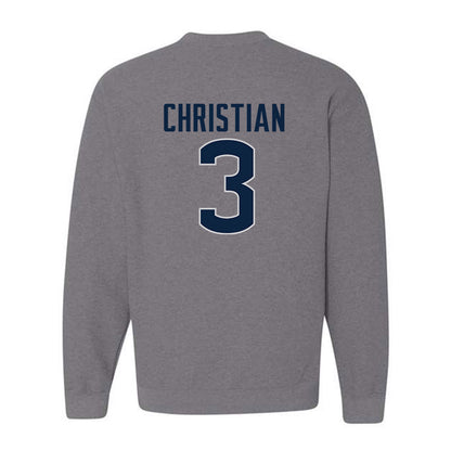 UConn - NCAA Football : Kenji Christian - Sports Shersey Crewneck Sweatshirt-1