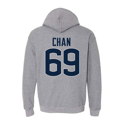 UConn - NCAA Football : Ty Chan - Sports Shersey Hooded Sweatshirt-1
