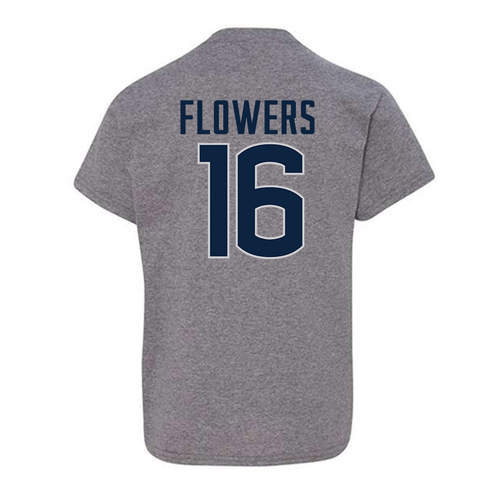 UConn - NCAA Football : Kamren Flowers - Sports Shersey Youth T-Shirt-1