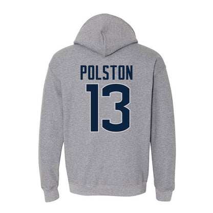 UConn - NCAA Football : Bo Polston - Sports Shersey Hooded Sweatshirt-1