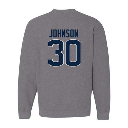 UConn - NCAA Football : Charles Johnson - Sports Shersey Crewneck Sweatshirt-1