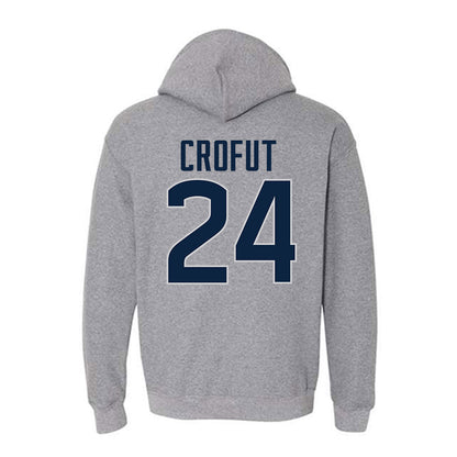UConn - NCAA Football : Tashi Crofut - Sports Shersey Hooded Sweatshirt-1