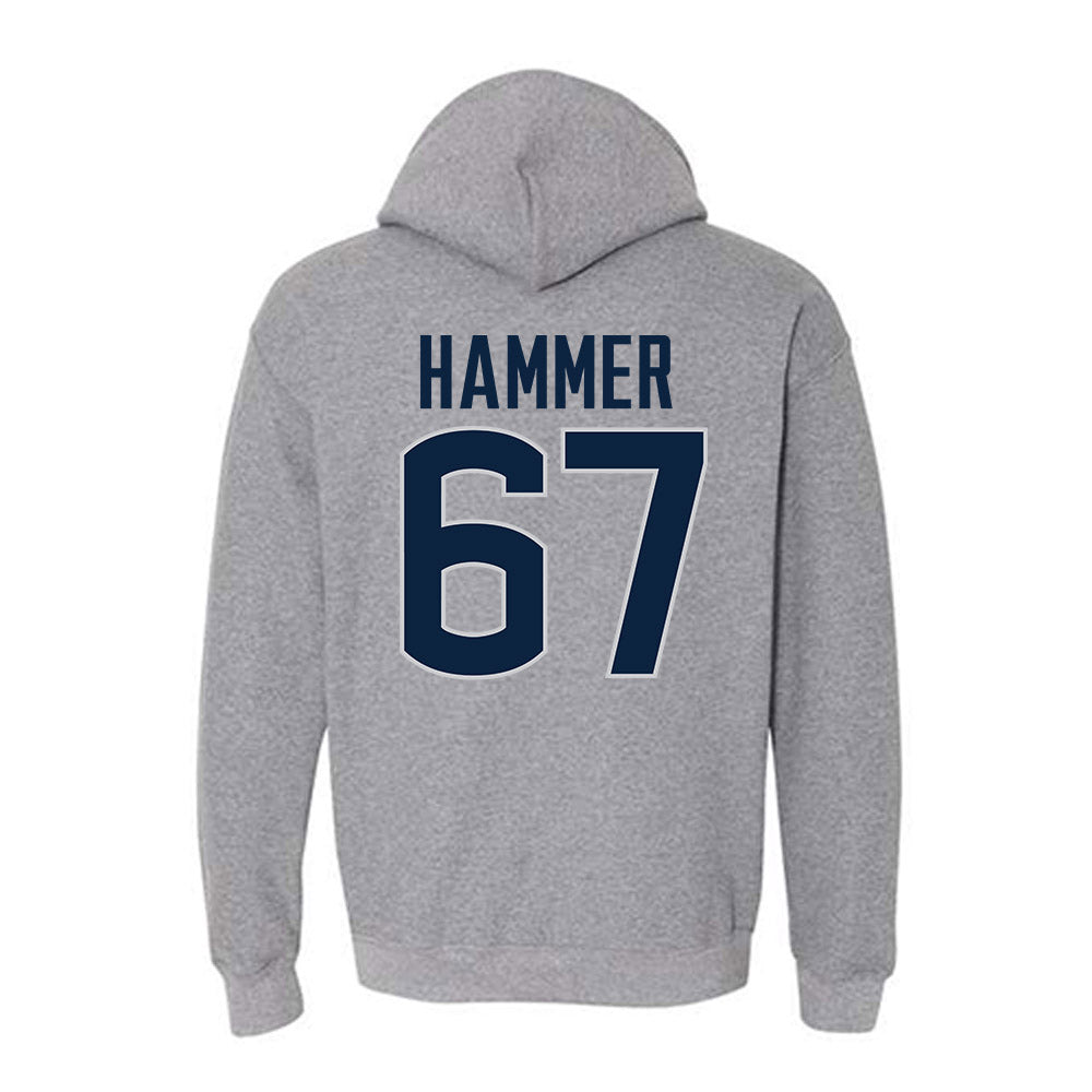 UConn - NCAA Football : Hannes Hammer - Sports Shersey Hooded Sweatshirt-1