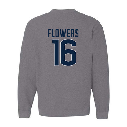 UConn - NCAA Football : Kamren Flowers - Sports Shersey Crewneck Sweatshirt-1
