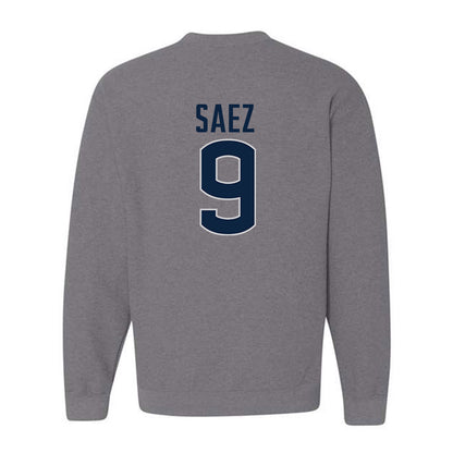 UConn - NCAA Football : Zakaih Saez - Sports Shersey Crewneck Sweatshirt-1