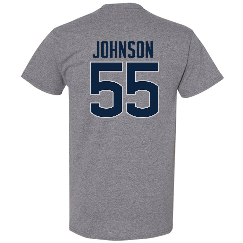 UConn - NCAA Football : Fred Johnson - Sports Shersey T-Shirt-1