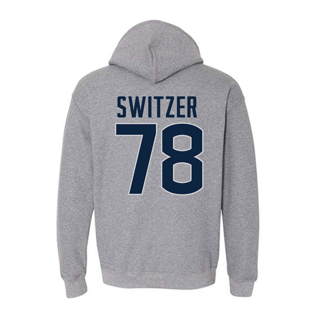 UConn - NCAA Football : Isiah Switzer - Sports Shersey Hooded Sweatshirt-1