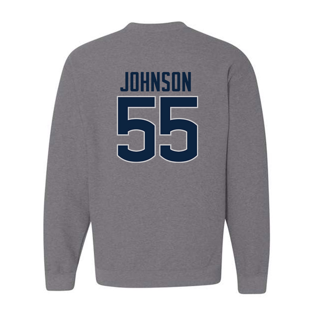 UConn - NCAA Football : Fred Johnson - Sports Shersey Crewneck Sweatshirt-1