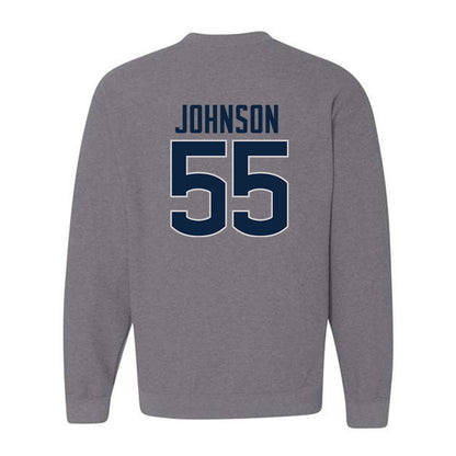 UConn - NCAA Football : Fred Johnson - Sports Shersey Crewneck Sweatshirt-1