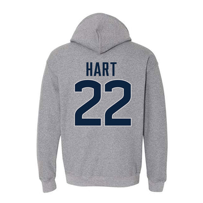 UConn - NCAA Football : Jaden Hart - Sports Shersey Hooded Sweatshirt-1