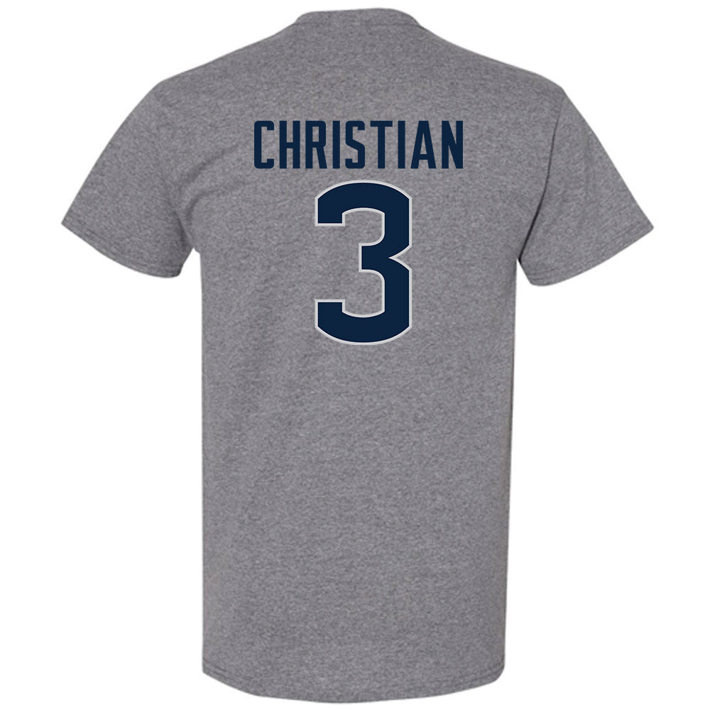 UConn - NCAA Football : Kenji Christian - Sports Shersey T-Shirt-1