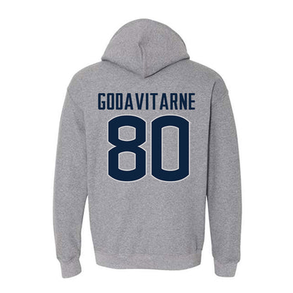 UConn - NCAA Football : Alex Godavitarne - Sports Shersey Hooded Sweatshirt-1