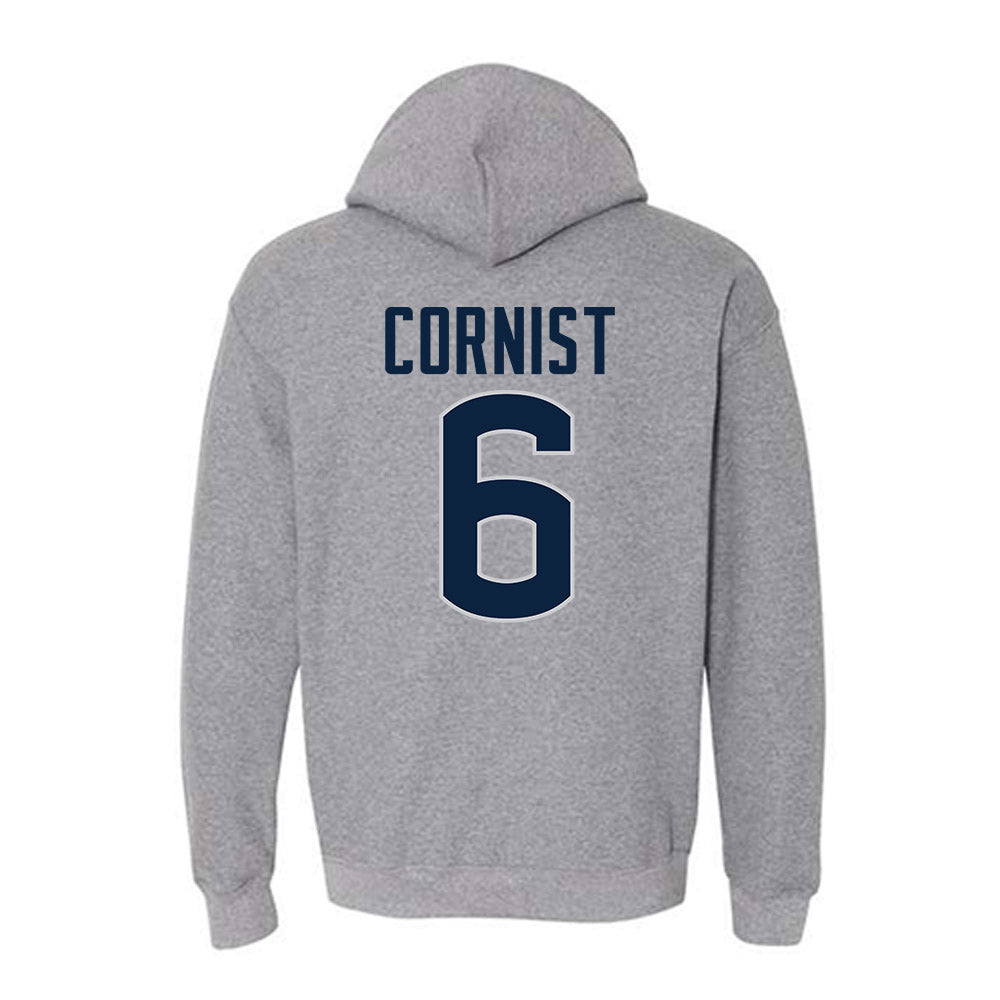 UConn - NCAA Football : Trey Cornist - Sports Shersey Hooded Sweatshirt-1