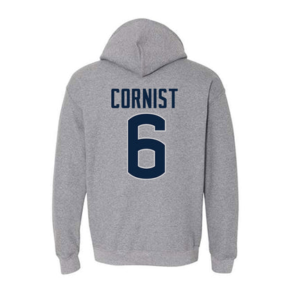 UConn - NCAA Football : Trey Cornist - Sports Shersey Hooded Sweatshirt-1