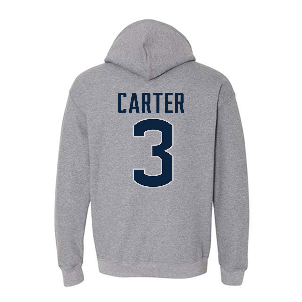 UConn - NCAA Football : Esean Carter - Sports Shersey Hooded Sweatshirt-1
