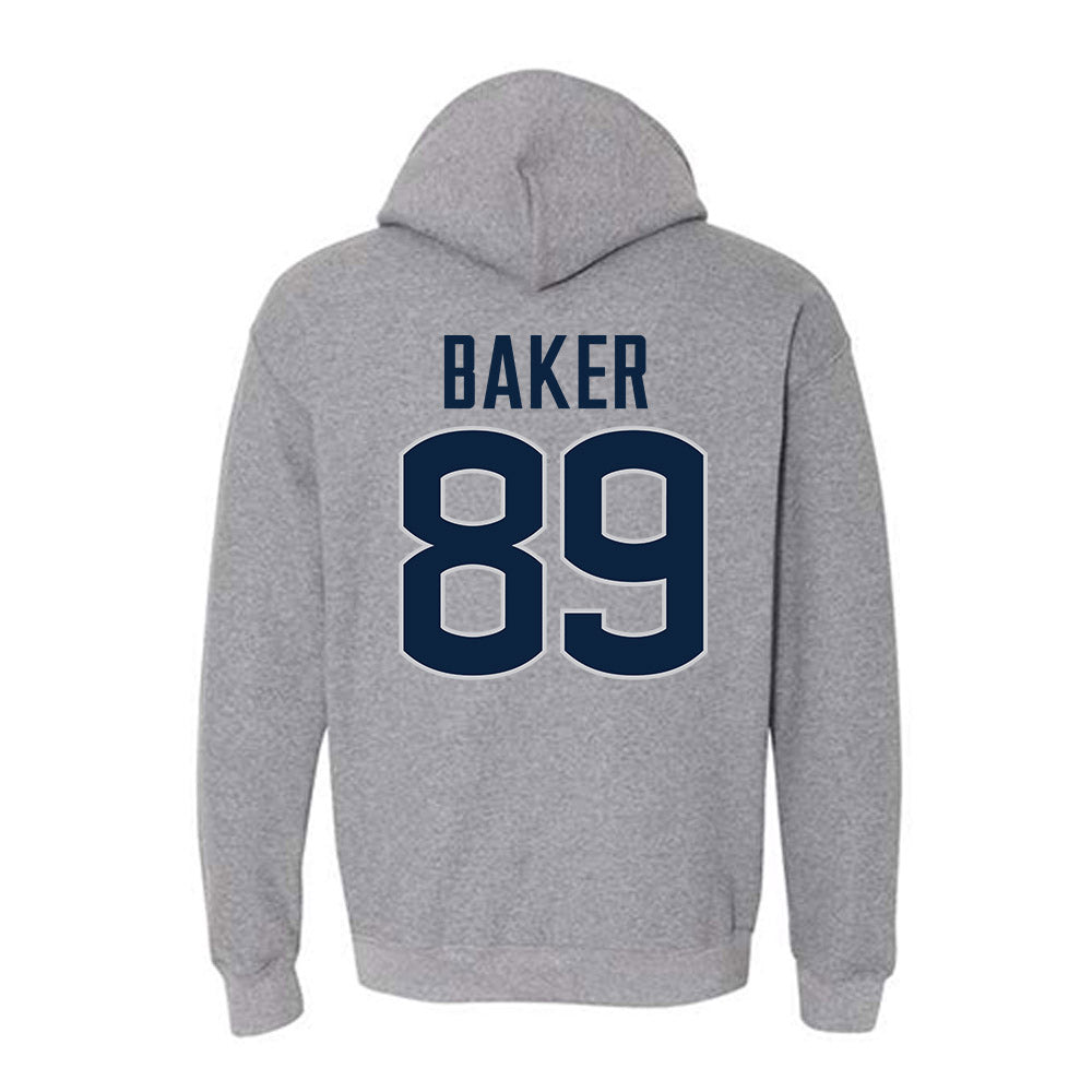 UConn - NCAA Football : Mike Baker - Sports Shersey Hooded Sweatshirt-1