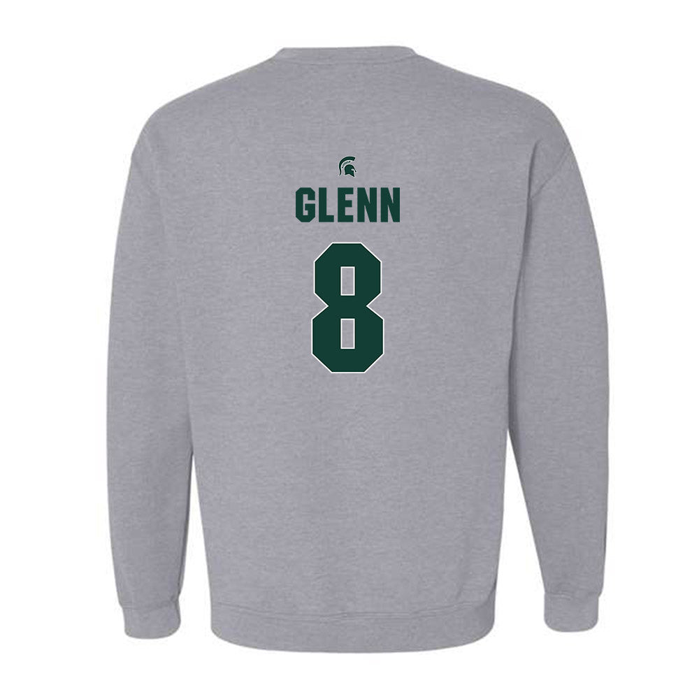 Michigan State - NCAA Men's Basketball : Kaleb Glenn - Sports Shersey Crewneck Sweatshirt-1