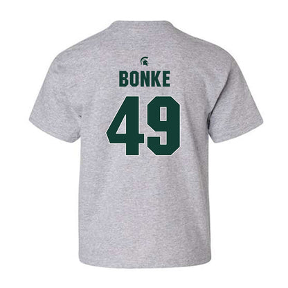 Michigan State - NCAA Men's Basketball : Anton Bonke - Sports Shersey Youth T-Shirt-1