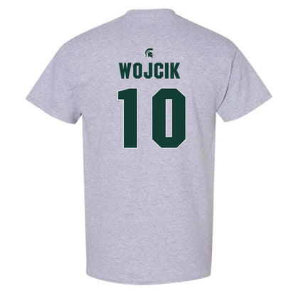 Michigan State - NCAA Men's Basketball : Denham Wojcik - Sports Shersey T-Shirt-1