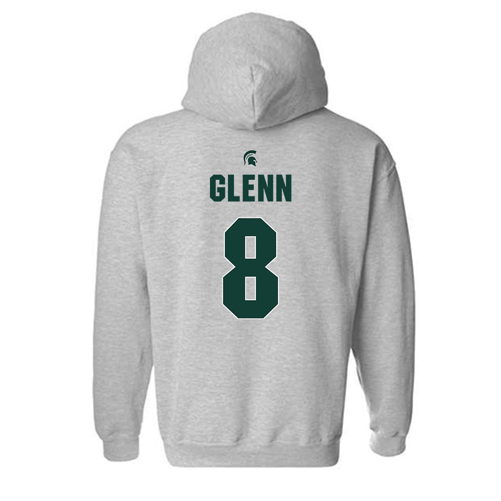 Michigan State - NCAA Men's Basketball : Kaleb Glenn - Sports Shersey Hooded Sweatshirt-1