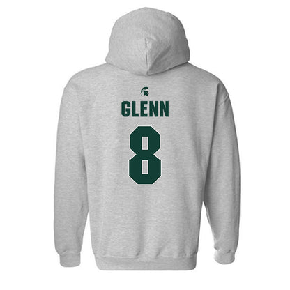 Michigan State - NCAA Men's Basketball : Kaleb Glenn - Sports Shersey Hooded Sweatshirt-1