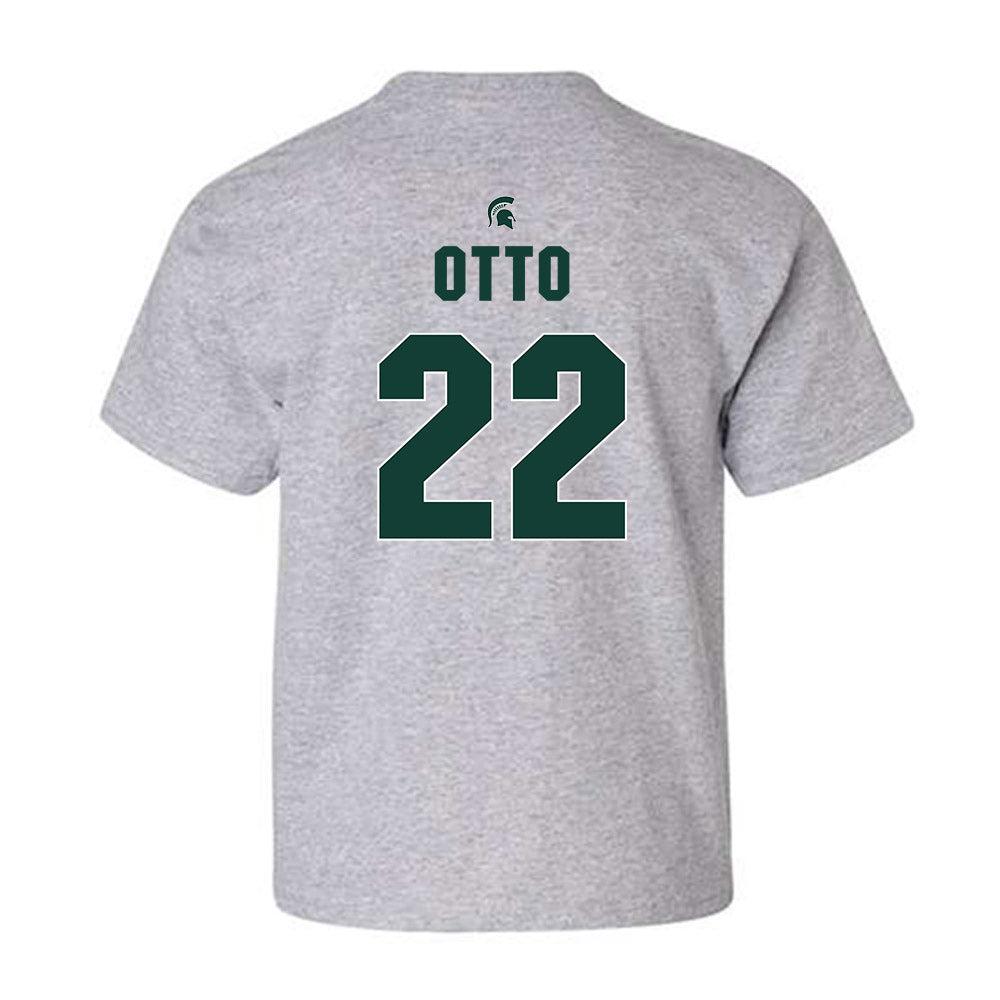 Michigan State - NCAA Women's Basketball : Kathy-Emma Otto - Sports Shersey Youth T-Shirt-1