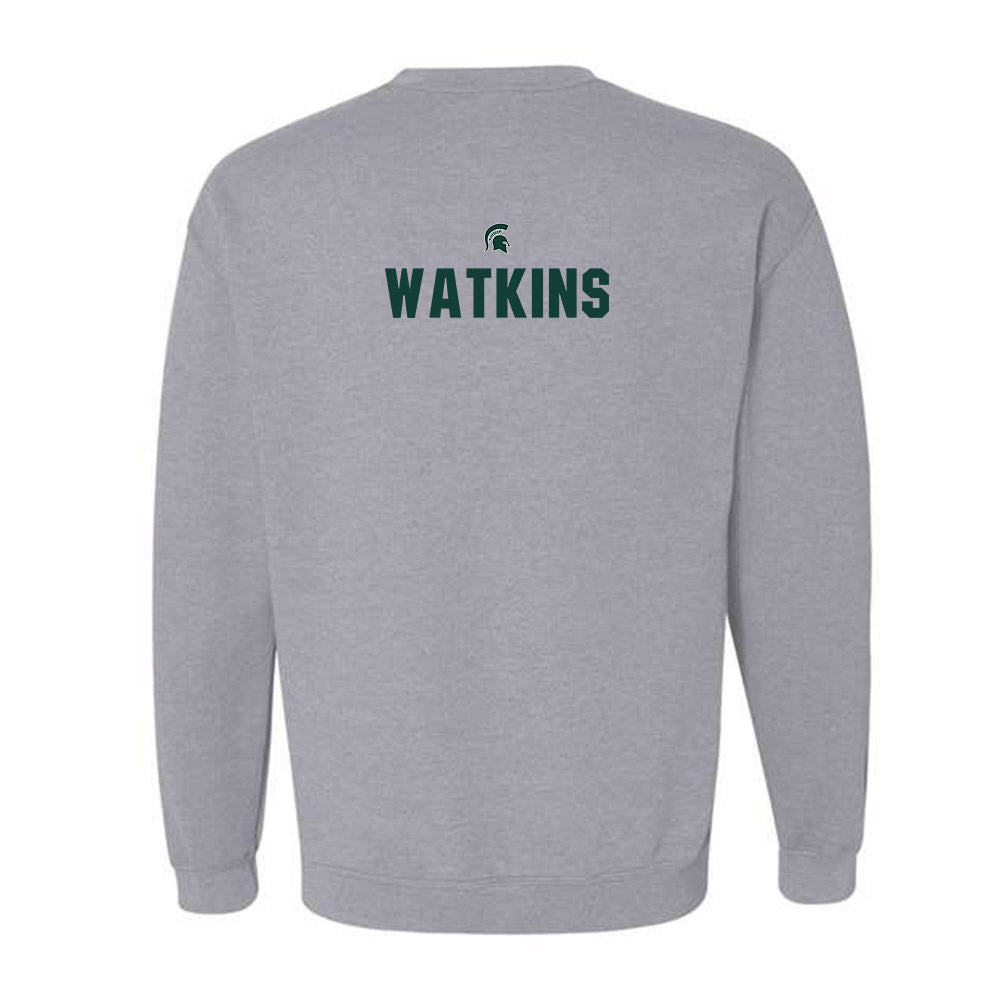 Michigan State - NCAA Men's Basketball : Matthew Watkins - Sports Shersey Crewneck Sweatshirt-1